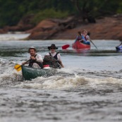 Canoe et kayak en Guyane sur l'Oyapock.