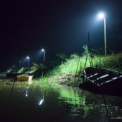 Debarcadere au marais de kaw en Guyane. .