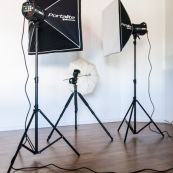 Flashs de studio pour la photographie.