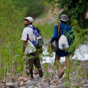 Chasse a l'interier du parc national Amboro en Bolivie.