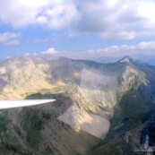 Club de planeur (vol a voile) de Vinon sur Verdon. Vue de la montagne, vol en montagne, vue aerienne.