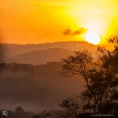 Levé de soleil à Saül - Guyane