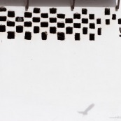 Espagne Andaousie. Facade avec pigeons.
