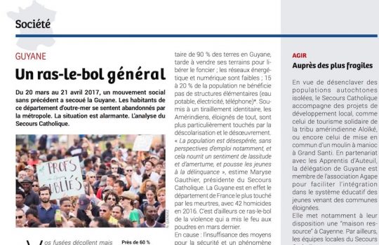 Revue Messages du Secours Catholique